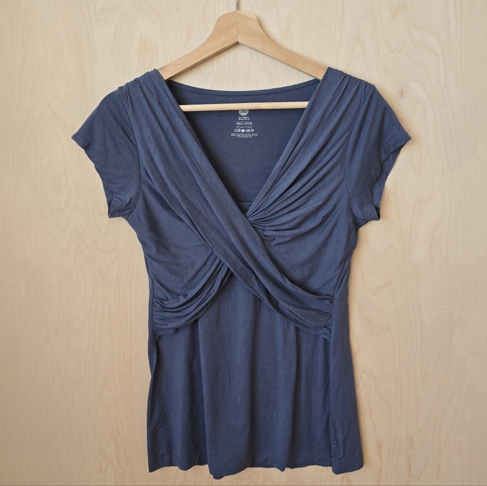 NWT Kindred Bravely Womens Size Small Davy Maternity Nursing Pajama Top